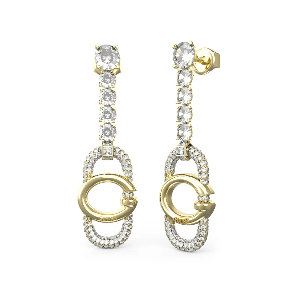 Pendientes Guess G Mujer Acero Inoxidable Y Chapado En Oro