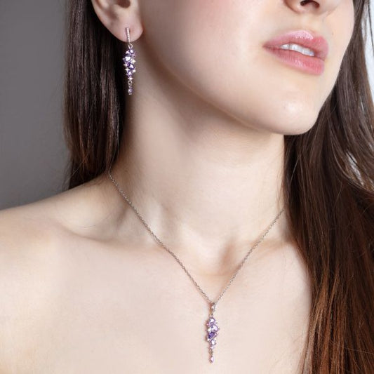 Collar Plata Circonitas Color ChiMiAma