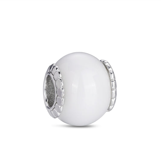 Abalorio A Tu Lado Murano Blanco