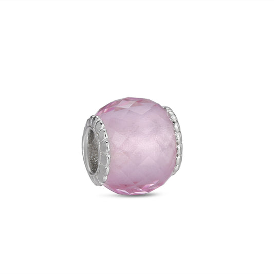 Abalorio A Tu Lado Murano Rosa Facetado