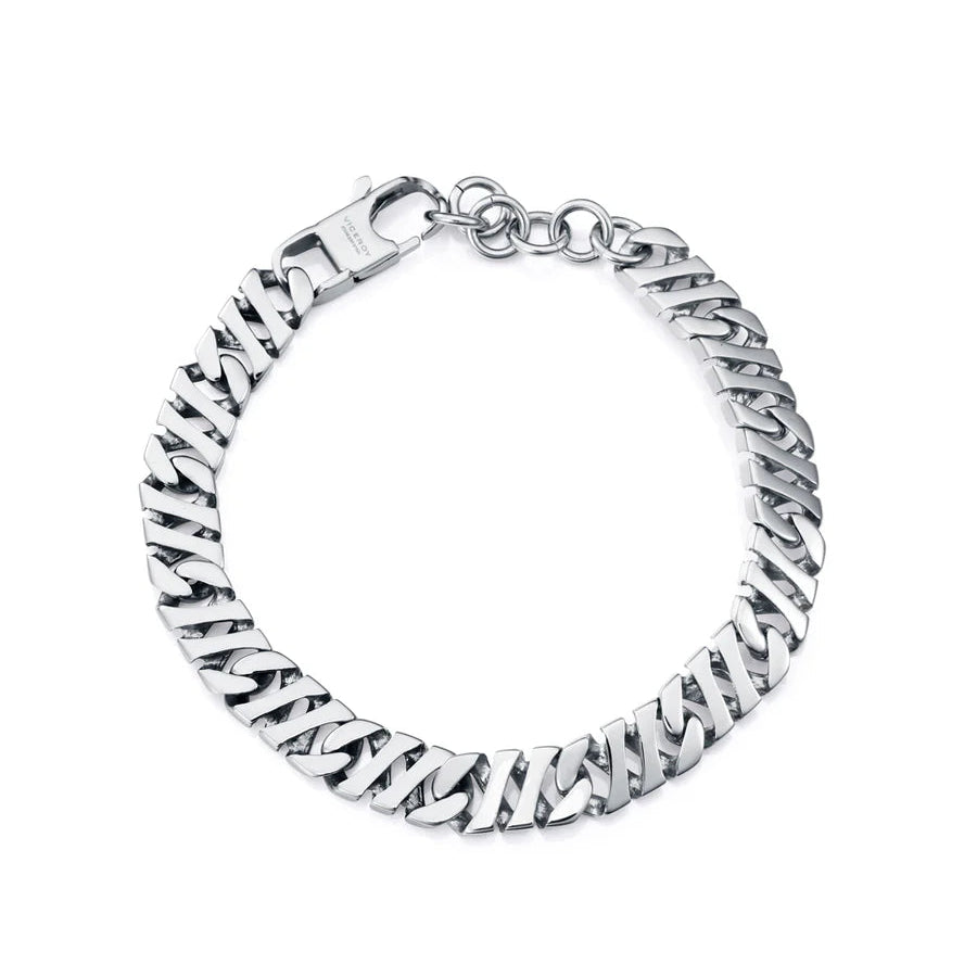 Pulsera de Hombre en Acero con Cadena Clásica