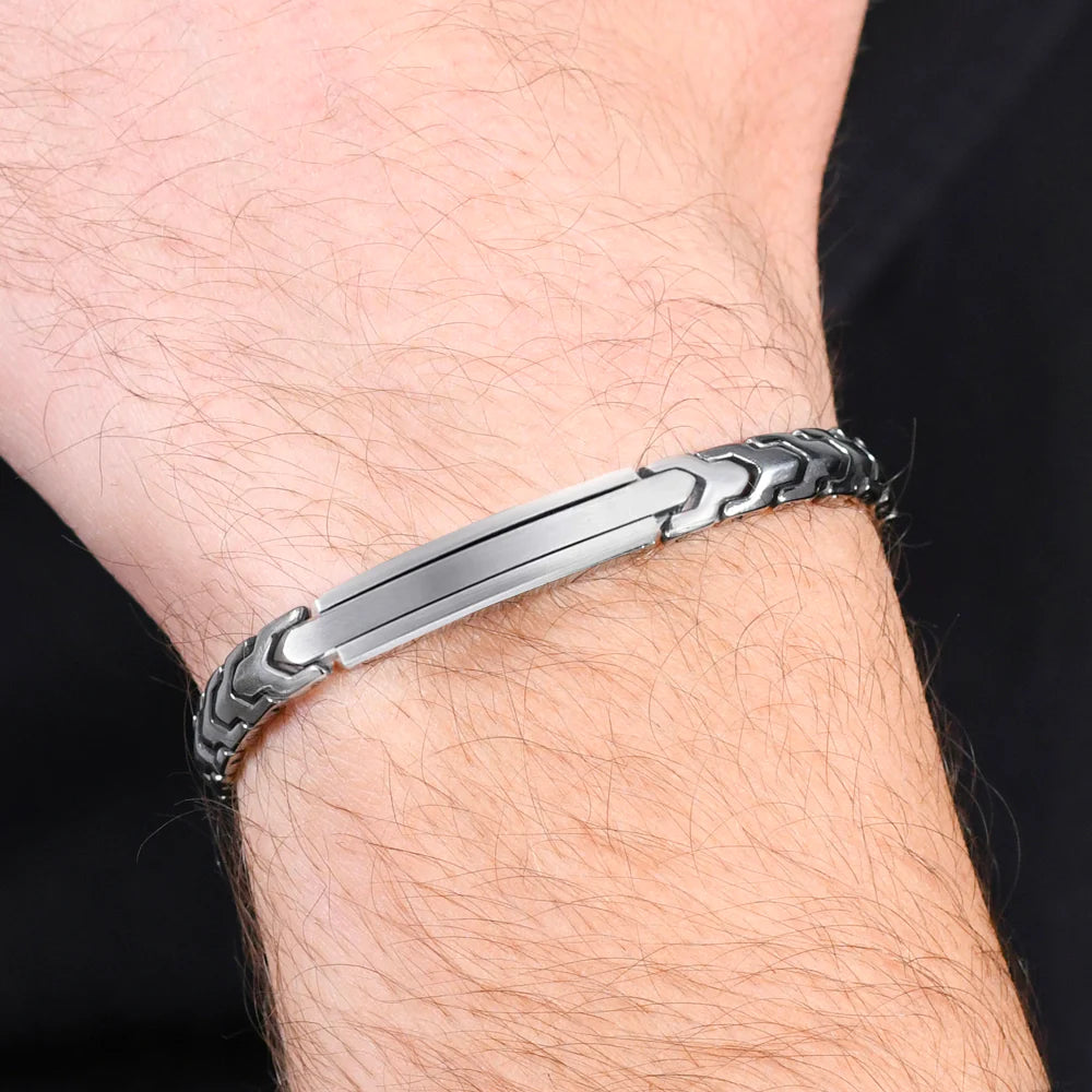 Pulsera Esclava Acero Inoxidable Hombre