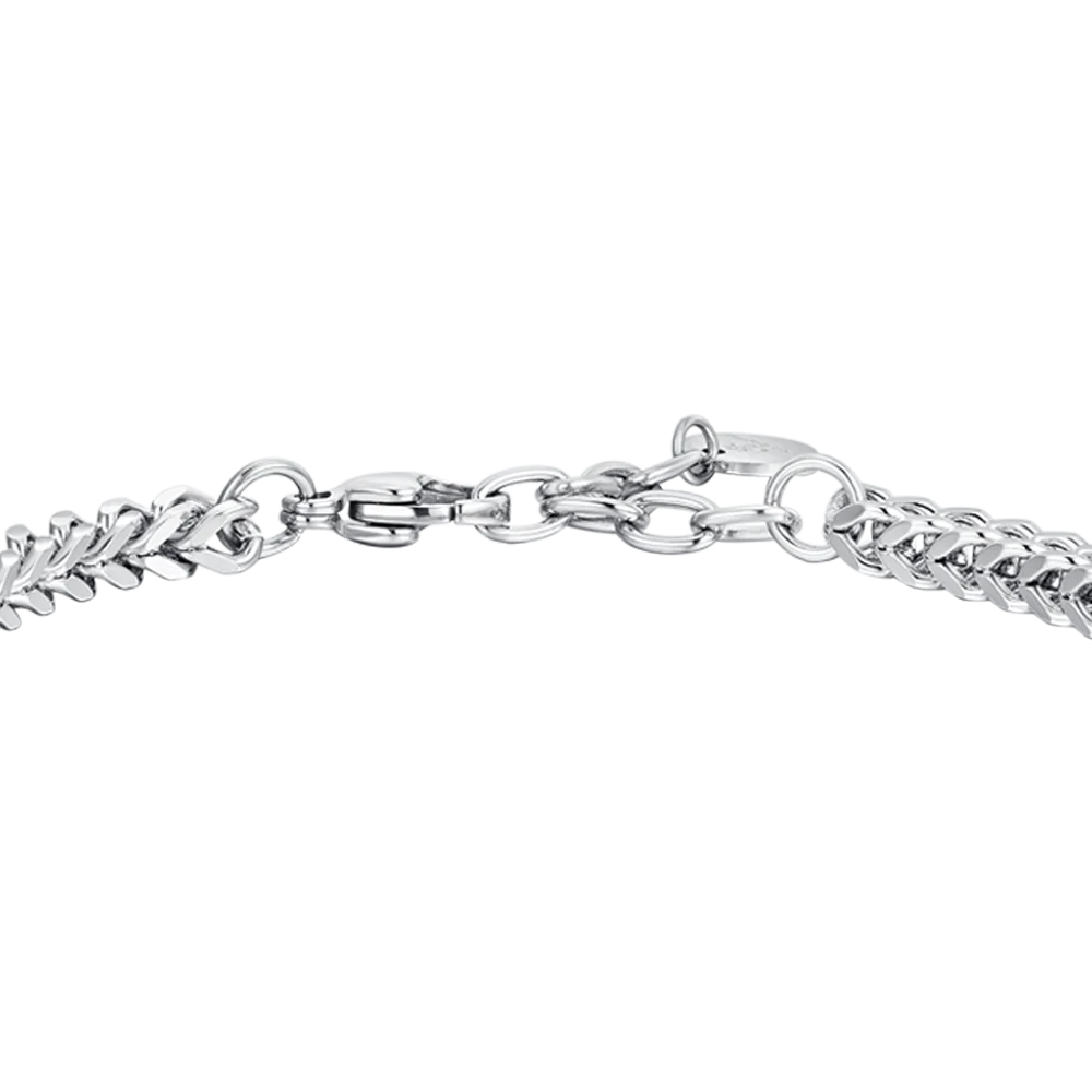 Pulsera de Acero para Hombre con Elementos IP Rose Gold
