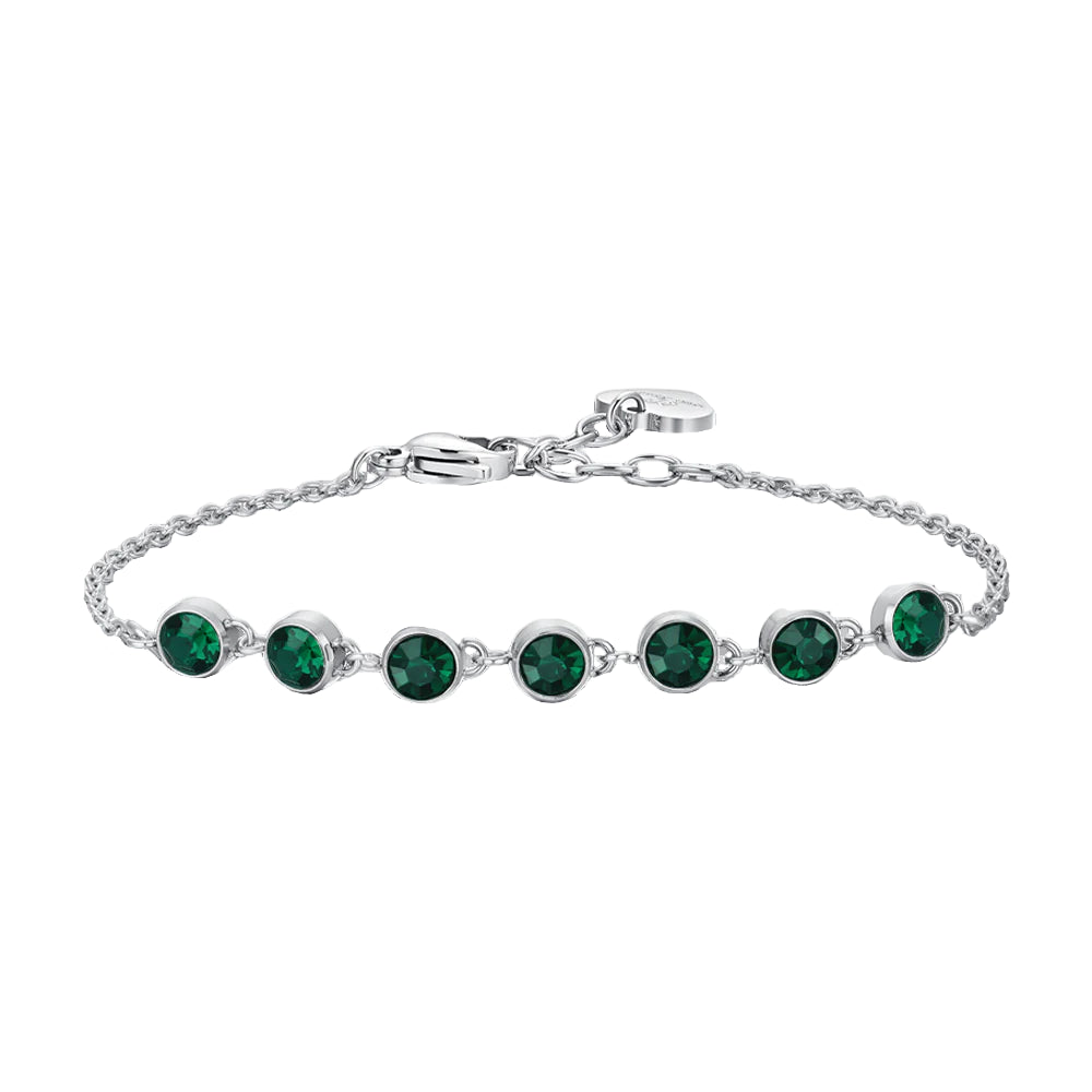 Pulsera Acero Circonitas Colores
