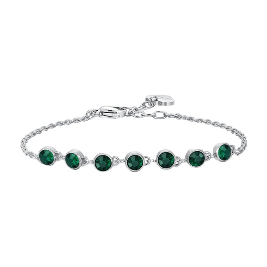 Pulsera Acero Circonitas Colores