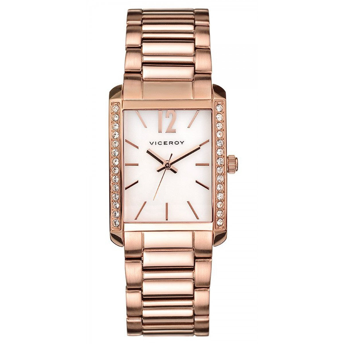 Reloj Mujer Viceroy Rectangular Oro Rosa 40738-95