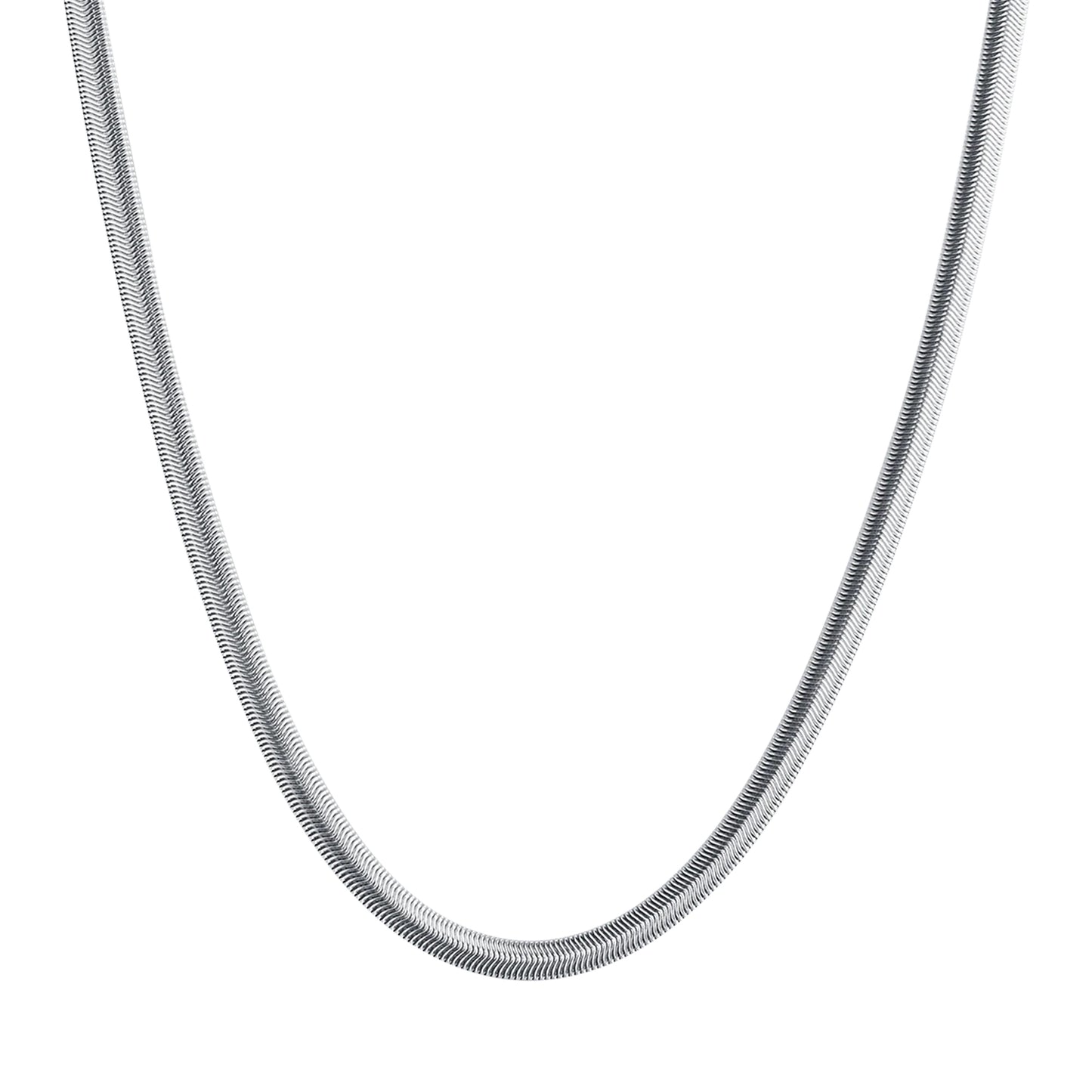 Collar De Acero Serpiente Hombre
