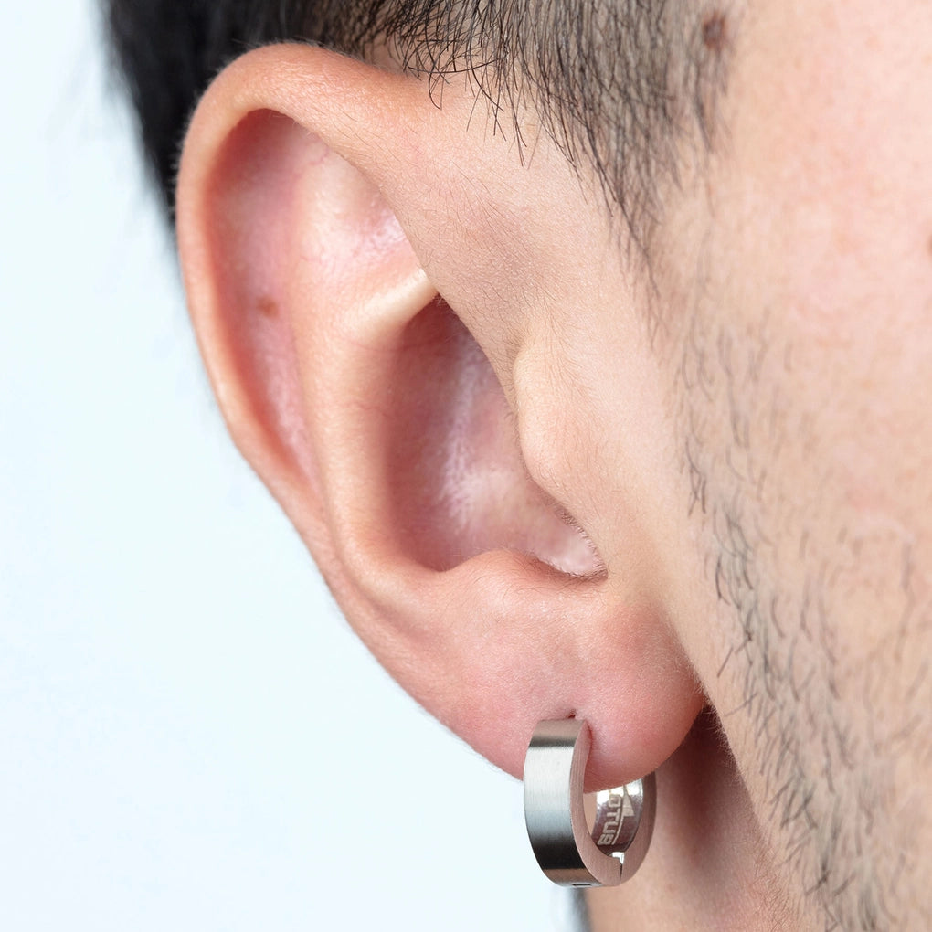 Pendientes de Hombre en Acero Inoxidable