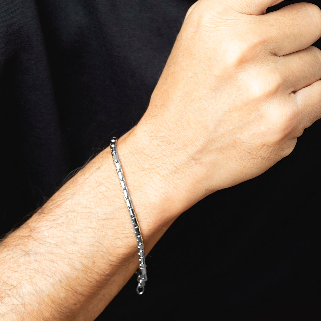 Pulsera Lotus para Hombre en Acero Inoxidable